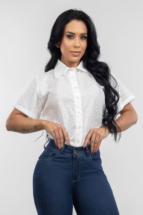 Camisa Manga Curta Laise Ariane – 9097 (2)